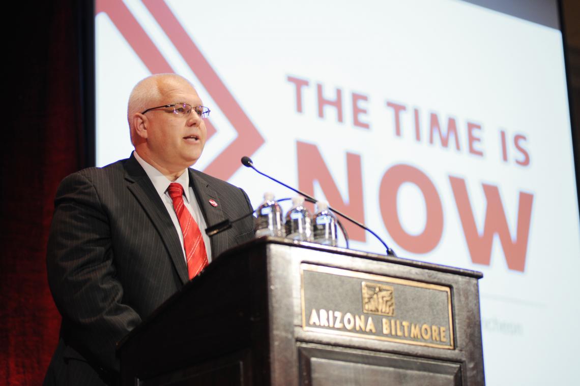John-Paul Roczniak, interim leader of the UA Foundation since July 2015, has been named its permanent president and CEO. John-Paul Roczniak, interim leader of the UA Foundation since July 2015, has been named its permanent president and CEO.